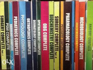 Complete set of 17 books for preperation for PG