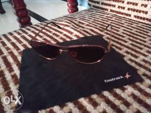 Fastrack aviators brown colour with box good