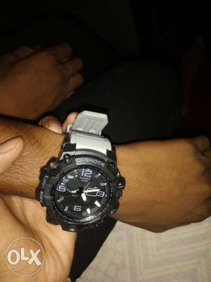 G shock grey and black