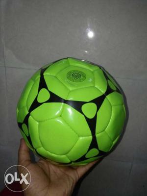 Green And Black Soccer Ball