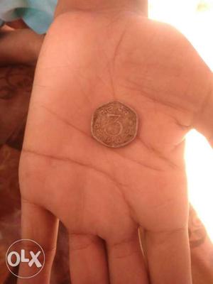 Indian coin  paisa silver coin