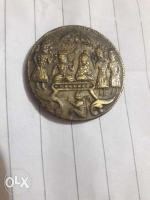 It's antique  ram darbaar token coin