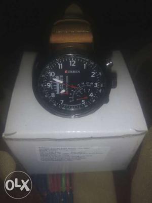 Leather watch Used 2 week very good condition