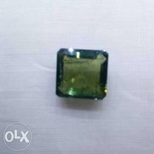 Natural green sapphire stone