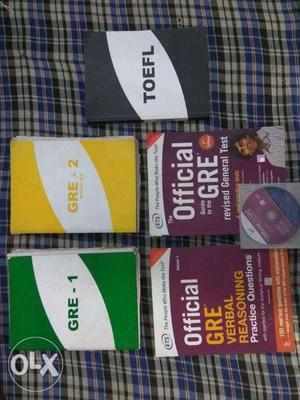 Official GRE + Toefl guides