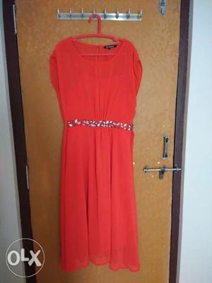 Party wear dress. Size - L, Bust - 36", Length -