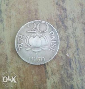 Round  Indian Paise Coin