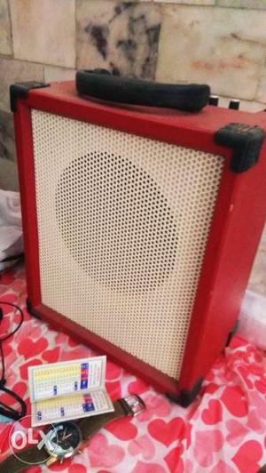 Stranger guitar amplifier with internal rechargeable battery
