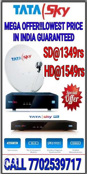 TataSky Offer!!New Dth Connections at Just rs Only.Hurry
