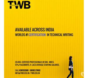 WORLD'S #1 CERTIFICATION IN TECHNICAL COMMUNICATION