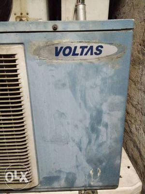 White And Blue Voltas Air Condenser Unit