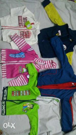 A combo of 5 kids jackets,age grp 3-6 yrs, only