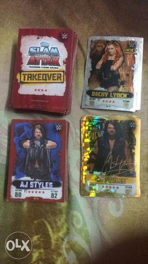 Attax Takeover 13 gold 12 silver 135 normal Cards