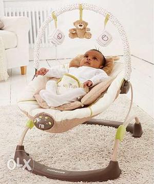 Baby's Black And Gray Bouncer