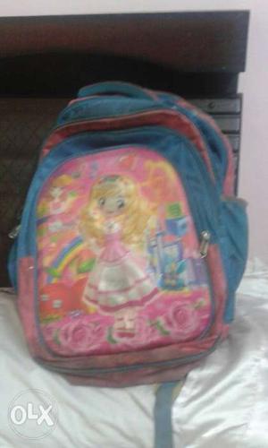 Baby's Pink And Blue Backpack