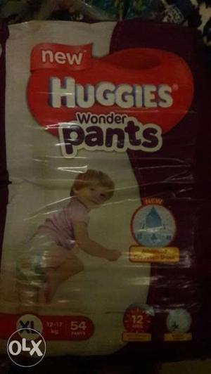 Baby's White Huggies Wonder Pants Pack