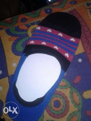 Black And Blue Sock