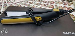 Black And Yellow Corded Hair Curler