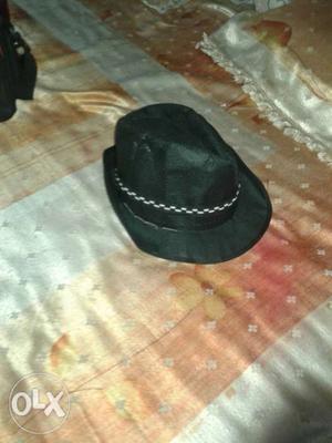 Black Fedaro Hat