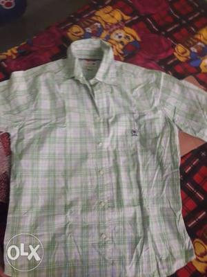 Cotton shirt size 42 half sleeves Completely new