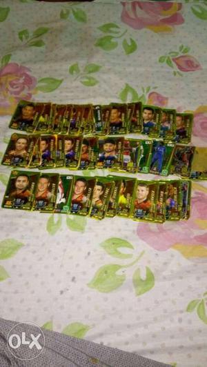 Cricket attax all legendry gold cards 50+