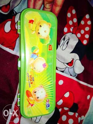 Double sided pencil pen box
