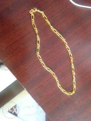 Gold Chain Necklace With Lobster Lock