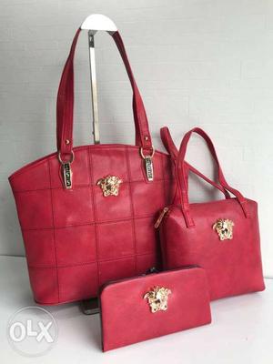 Ladies three pieces combo purse awesome look good