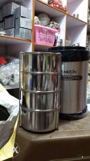 Milton thermosteel tiffin 4 tray brand new packed