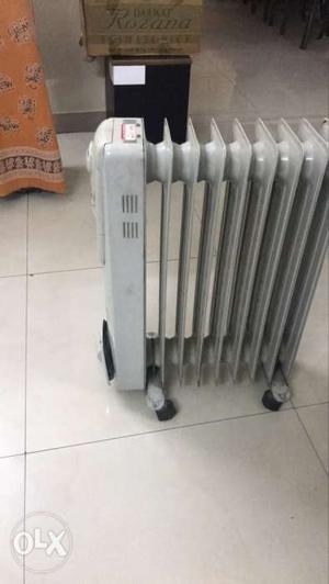 Oil filled room heater