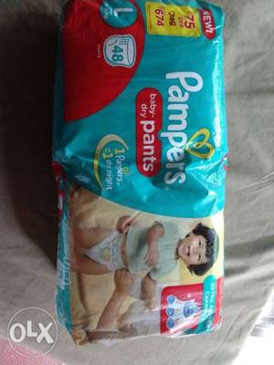 Pampers (baby pants) Large 9-14 kg, 48 nos