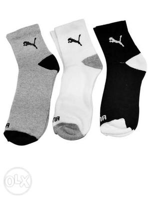 Puma mens socks. pack of three