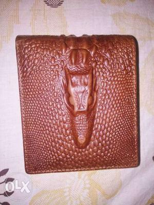 Pure leather new wallet (Price negotiable), Rs.