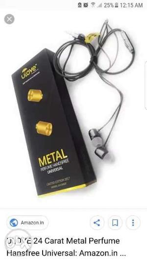 Purfumed earphone it has fragerance of purfume sealed pack