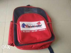 Red And Black Kleinkinder Backpack