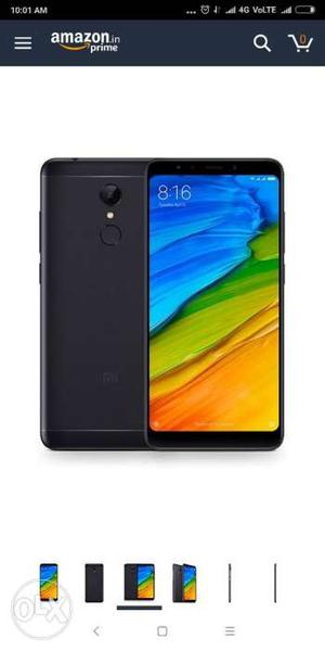 Redmi 5, Purchased on 15th May ,Black Colour,