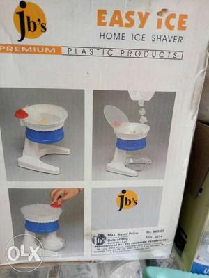 White Jb's Premium Plastic Easy Ice mrp.660 Shaver Box