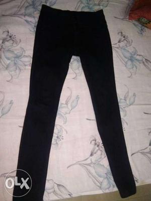Women black jeans, waist size-28