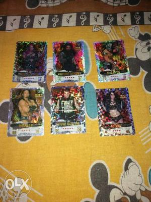 Wwe cards silver collections