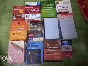 11th and 12th books for sale altogether.IIT books
