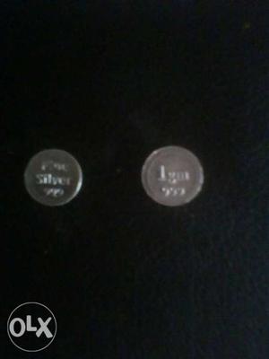 2 Gram silver coin (New)