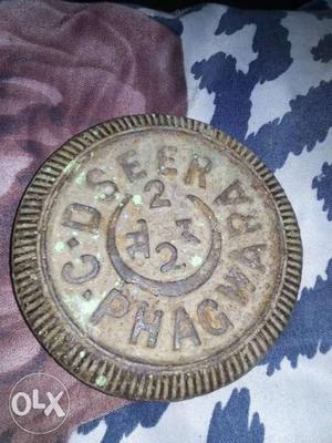 Antique weight item, SEER C.D. Phagwara 2/2