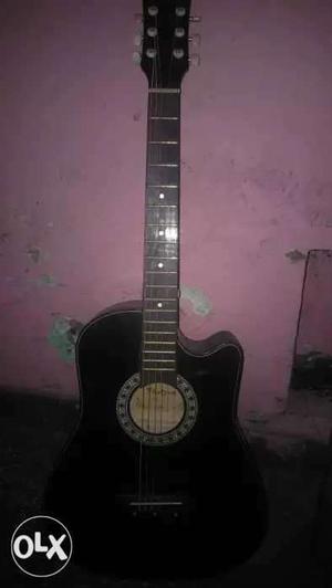 Black Acoustic Guitar