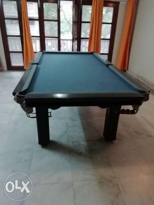 Black And Gray Pool Table