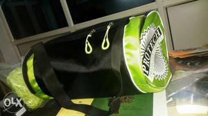 Black And Green Protech Duffel Bag