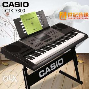 Black Casio CTK- Electronic Keyboard With Stand.2 days