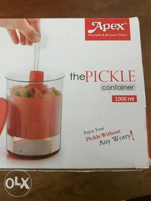 Clear Apex The Pickle Container Box