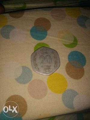 Coin 20 paisa  only rupees 