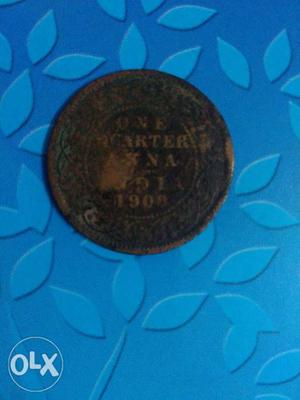 Coin One Quarter ANNA Coin since 