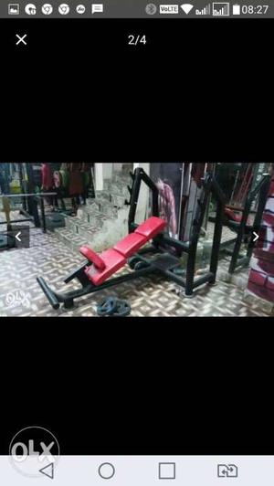 Contact us for all type of new Gym equipments